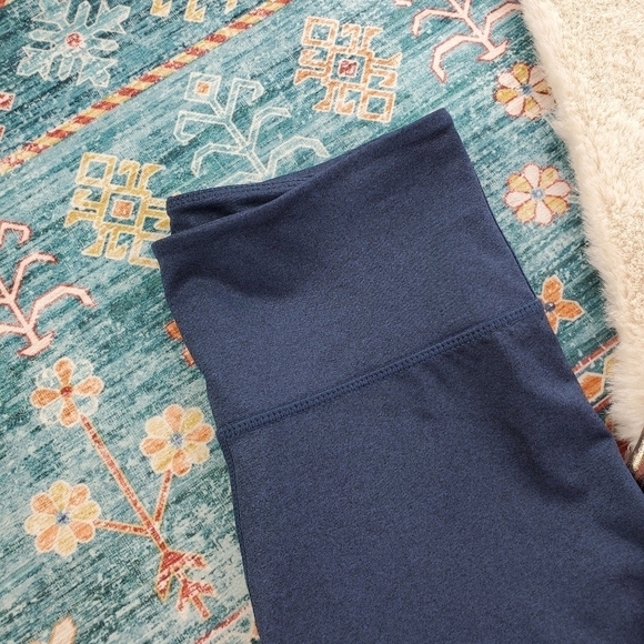 Joy Lab Blue Metallic Ankle Legging XS - Picture 2 of 8